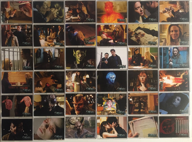 Grimm TV Show Season 2 Base Card Set 72 Cards Breygent 2015   - TvMovieCards.com