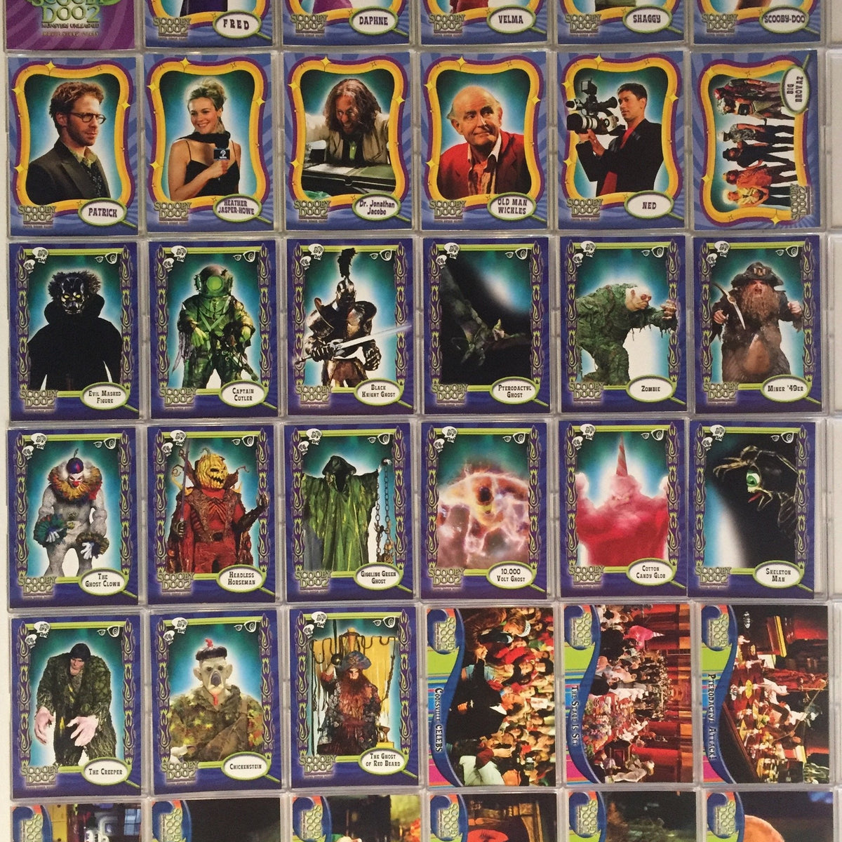 Scooby Doo 2 Movie Monsters Unleashed Base Card Set 72 Cards Inkworks —  TvMovieCards.com