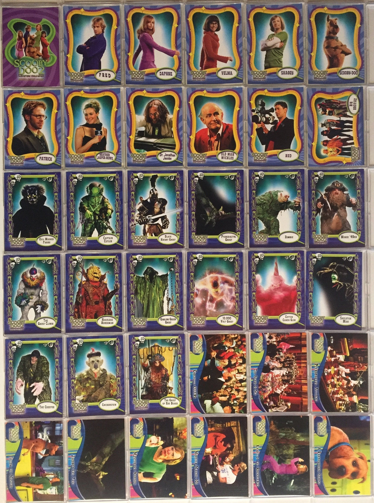 scooby doo monsters unleashed monsters Scooby Doo 2 Movie Monsters Unleashed Base Card Set 72 Cards Inkworks —  TvMovieCards.com