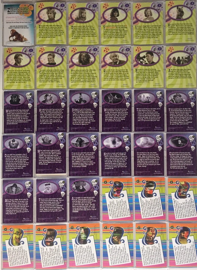 Scooby Doo 2 Movie Monsters Unleashed Base Card Set 72 Cards Inkworks 2002 - TvMovieCards.com