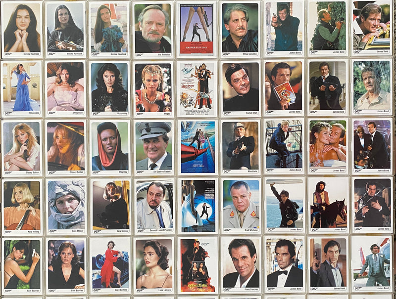 2007 The Complete James Bond Complete Base Trading Card Set of 189 Cards   - TvMovieCards.com