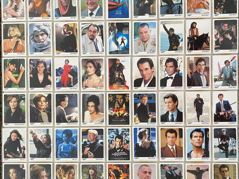 2007 The Complete James Bond Complete Base Trading Card Set of 189 Cards   - TvMovieCards.com