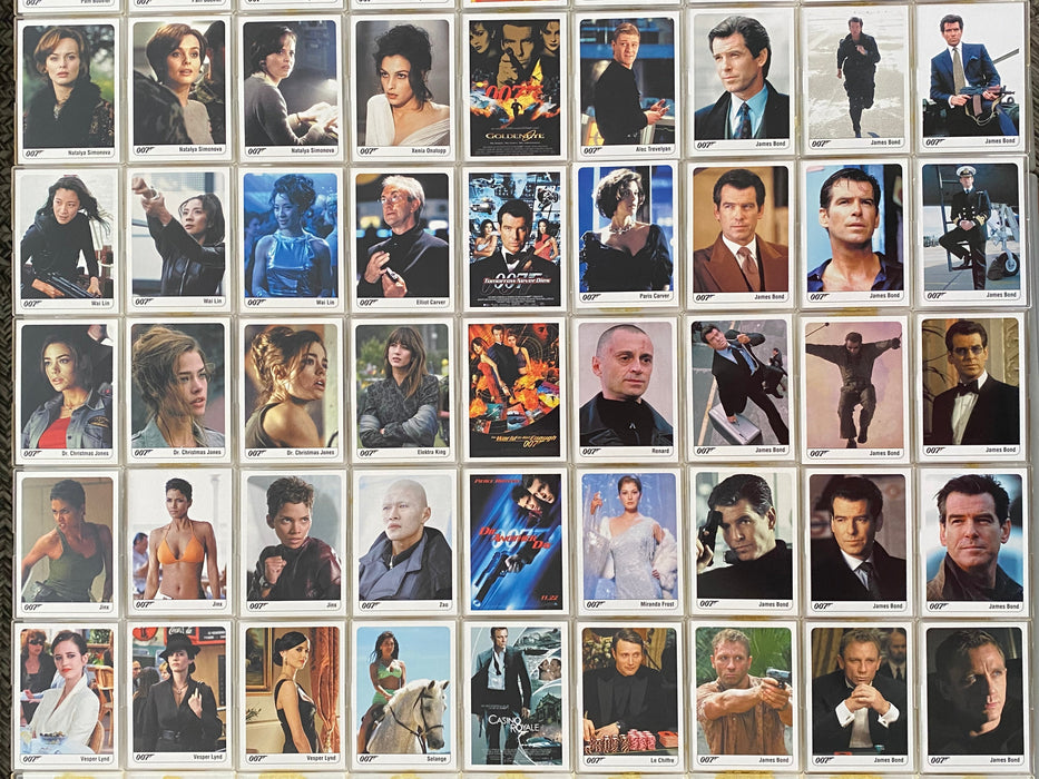 2007 The Complete James Bond Complete Base Trading Card Set of 189 Cards   - TvMovieCards.com