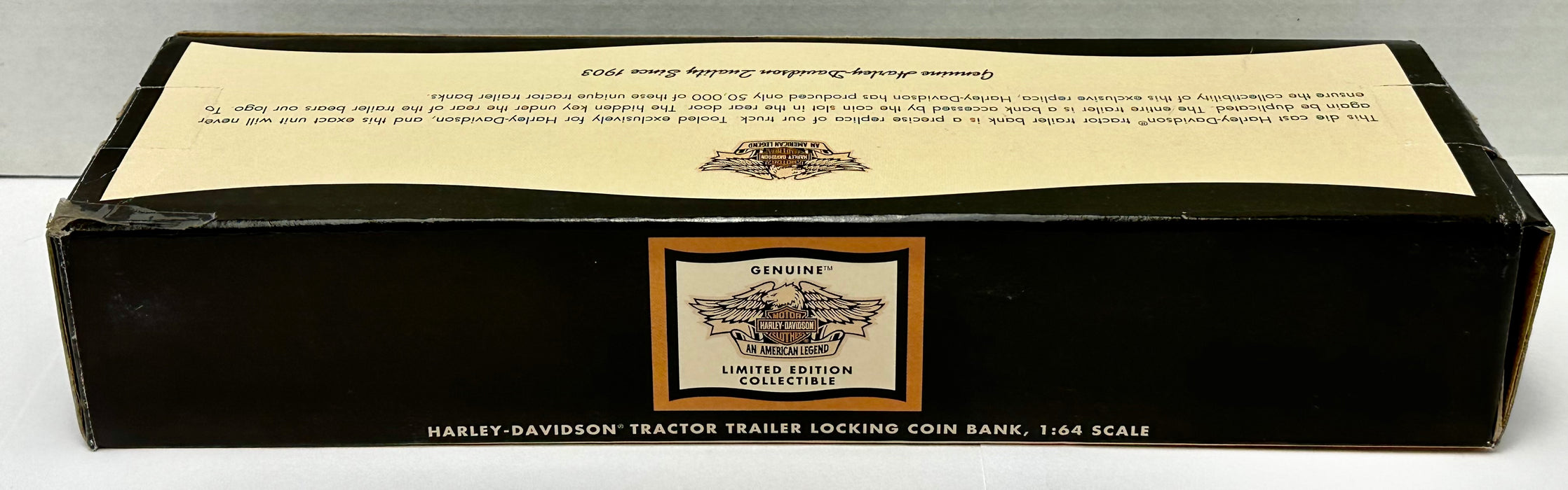 Liberty Classics Harley Davidson Semi Tractor Trailer Locking Coin Bank 1:64 Diecast   - TvMovieCards.com