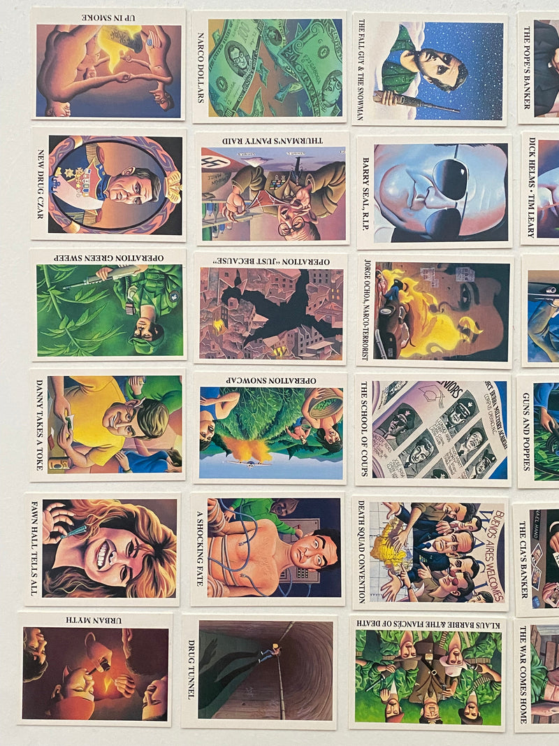 1991 Drug Wars Factory Trading Card Set 36 Cards Salim Yaqub Art Eclipse   - TvMovieCards.com