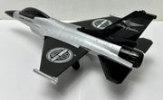 Harley Davidson Lockheed F-16 "Fighting Falcon" Airplane Bank Diecast   - TvMovieCards.com