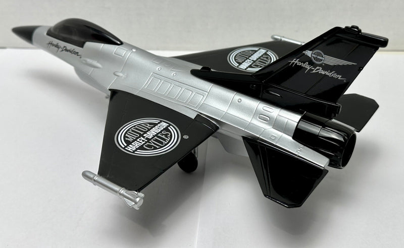 Harley Davidson Lockheed F-16 "Fighting Falcon" Airplane Bank Diecast   - TvMovieCards.com