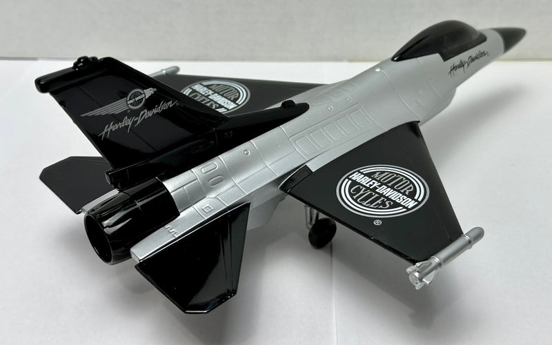 Harley Davidson Lockheed F-16 "Fighting Falcon" Airplane Bank Diecast   - TvMovieCards.com