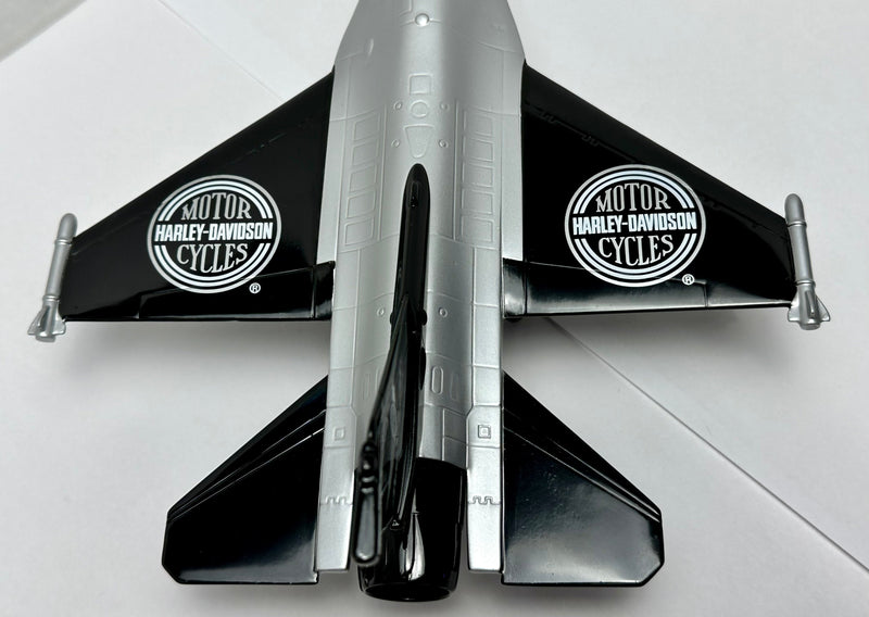 Harley Davidson Lockheed F-16 "Fighting Falcon" Airplane Bank Diecast   - TvMovieCards.com