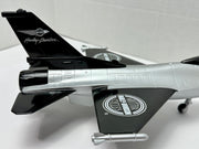 Harley Davidson Lockheed F-16 "Fighting Falcon" Airplane Bank Diecast   - TvMovieCards.com