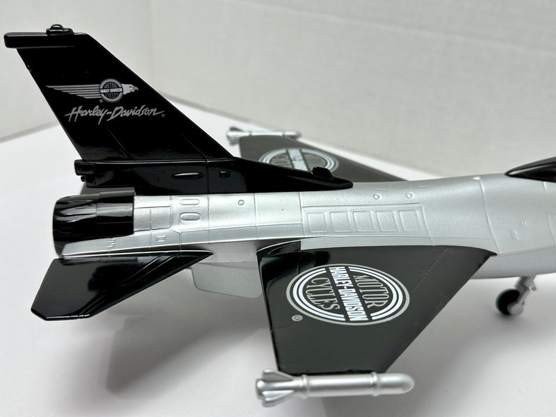 Harley Davidson Lockheed F-16 "Fighting Falcon" Airplane Bank Diecast   - TvMovieCards.com