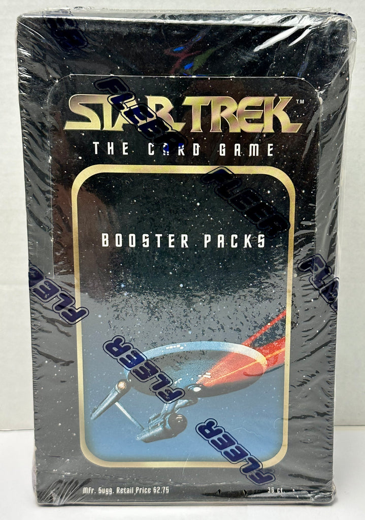 1996 Star Trek The Card Game CCG Booster Card Box 36 Pack Fleer Factory Sealed