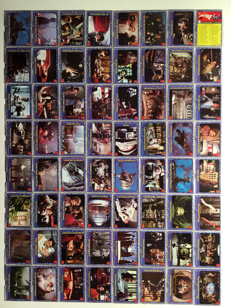 Black Hole Vintage Base Card Set 88 Cards Topps 1979   - TvMovieCards.com
