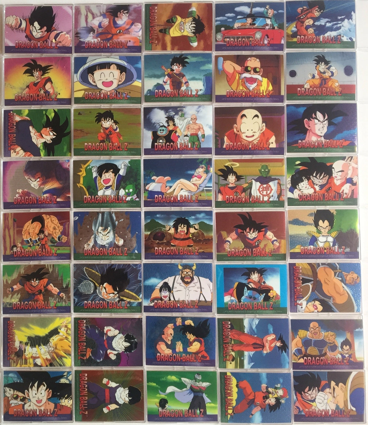 Dragon Ball Z Chromium Archive Edition Base Card Set 80 Cards