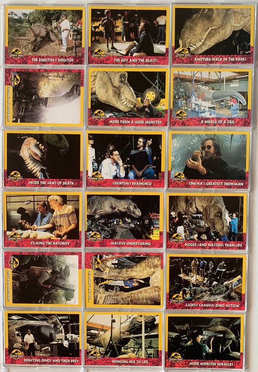 Jurassic Park Series 2 Base Card Set 66 Cards /11 stickers Topps 1993 - TvMovieCards.com