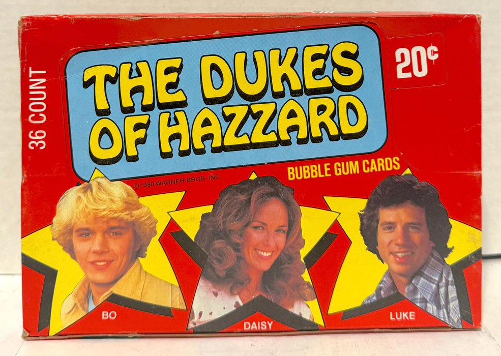 1980 Dukes of Hazzard TV Show Vintage FULL 36 Pack Trading Card Wax Box Donruss   - TvMovieCards.com