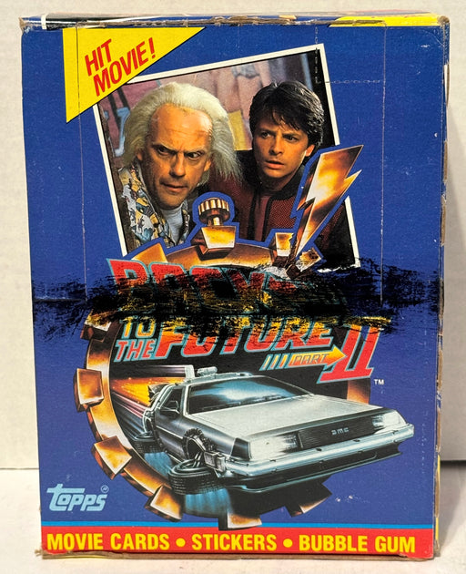 Back to the Future II Movie Closeout Vintage Card Box 36 Packs Topps 1989   - TvMovieCards.com