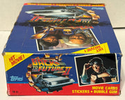 Back to the Future II Movie Closeout Vintage Card Box 36 Packs Topps 1989   - TvMovieCards.com