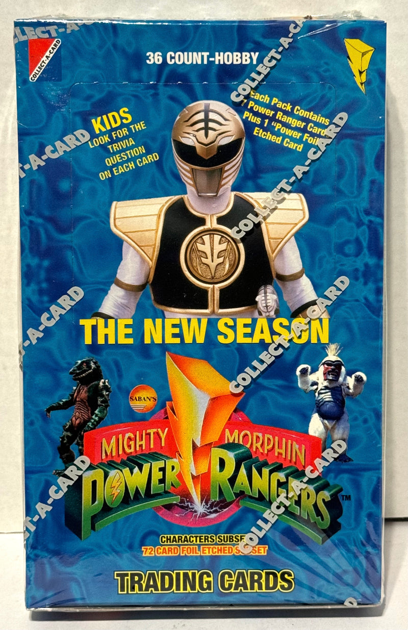 Power Rangers The New Season Hobby Card Box 36 Packs Collect-a-Card 1994