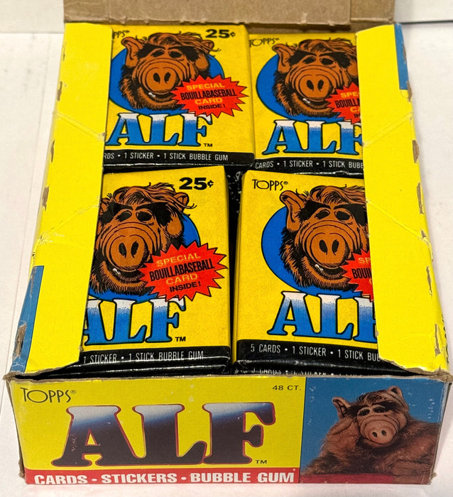 Alf Series 1 Vintage Bubble Gum Wax Trading Card Box 48 Packs Topps 1987 FULL   - TvMovieCards.com