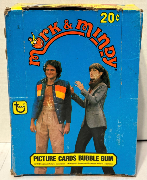 Mork & Mindy TV Show Vintage Bubble Gum Wax Card Box 36 Packs Topps 1978 FULL   - TvMovieCards.com