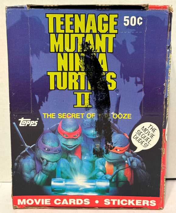 Teenage Mutant Ninja Turtles Movie II Series 2 Card Box Secret of the Ooze Topps   - TvMovieCards.com