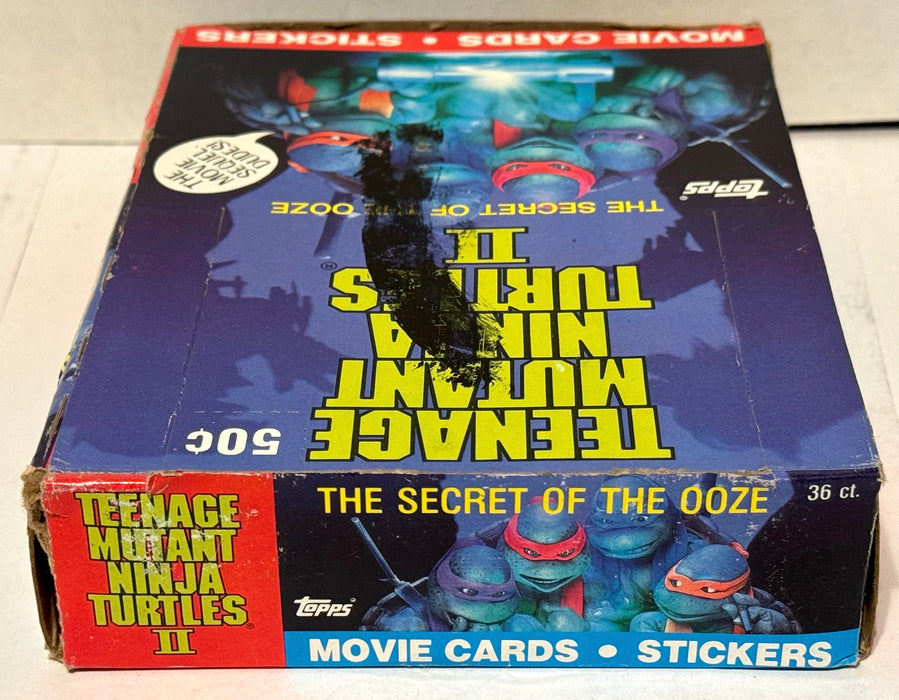 Teenage Mutant Ninja Turtles Movie II Series 2 Card Box Secret of the Ooze Topps   - TvMovieCards.com