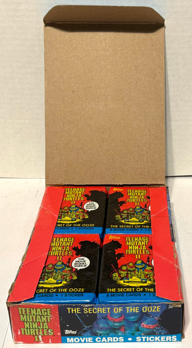 Teenage Mutant Ninja Turtles Movie II Series 2 Card Box Secret of the Ooze Topps   - TvMovieCards.com