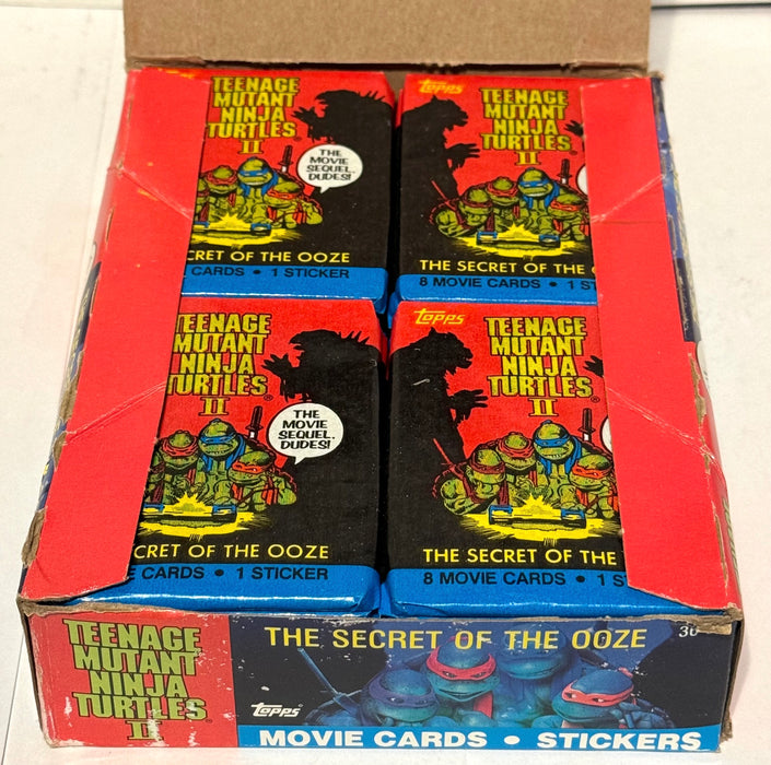 Teenage Mutant Ninja Turtles Movie II Series 2 Card Box Secret of the Ooze Topps   - TvMovieCards.com