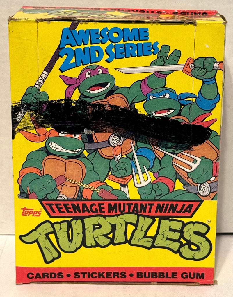 TMNT Topps 1989 Series 1 and 1990 Series 2 Sealed Boxes outlet RARE