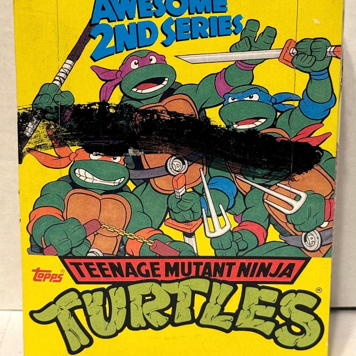 Teenage Mutant Ninja Turtles Cartoon 2nd Series Vintage Card Box