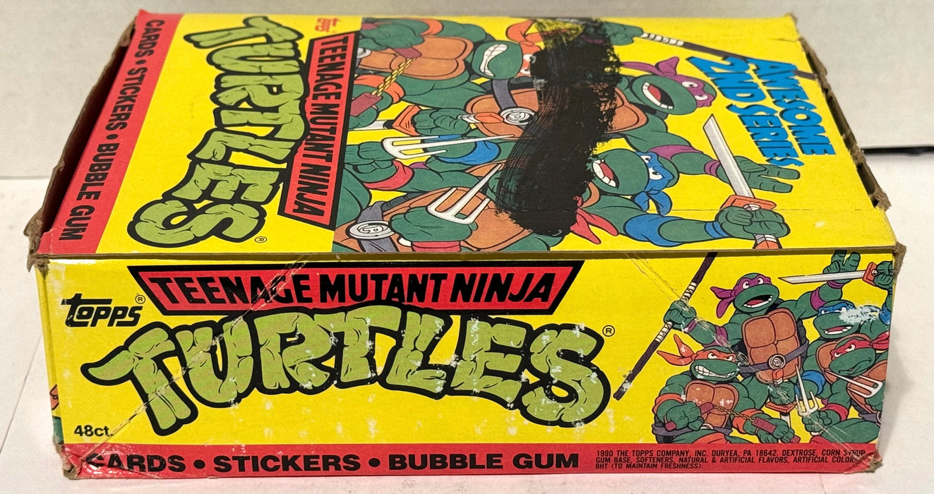 Teenage Mutant Ninja Turtles Cartoon 2nd Series Vintage Card Box 48 Packs Topps   - TvMovieCards.com