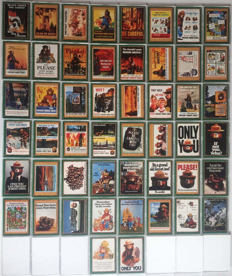 Smokey The Bear Base Card Set 50 Cards Dart Flipcards 1996   - TvMovieCards.com