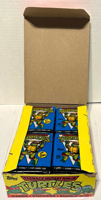 Teenage Mutant Ninja Turtles Cartoon 2nd Series Vintage Card Box 48 Packs Topps   - TvMovieCards.com