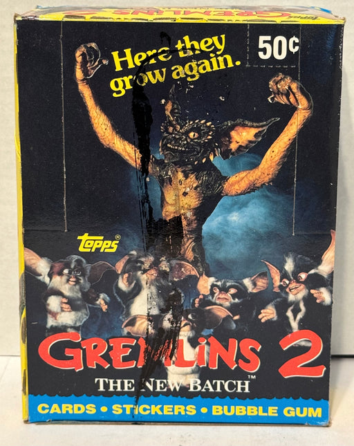 1990 Topps Gremlins 2 Movie Vintage FULL 36 Pack Trading Card Wax Box   - TvMovieCards.com