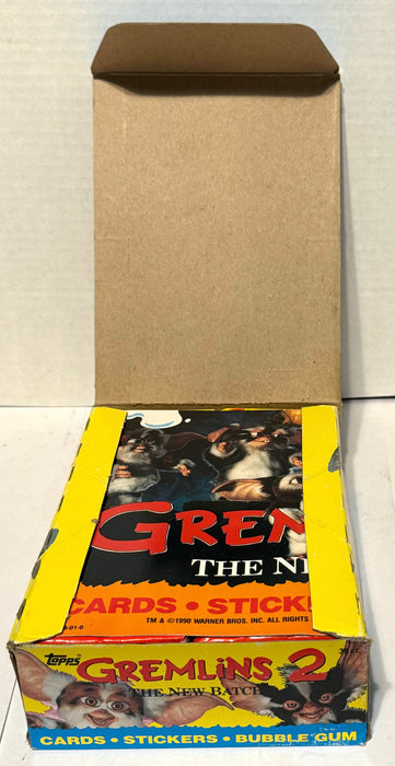 1990 Topps Gremlins 2 Movie Vintage FULL 36 Pack Trading Card Wax Box   - TvMovieCards.com