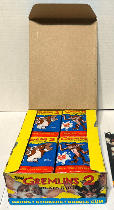 1990 Topps Gremlins 2 Movie Vintage FULL 36 Pack Trading Card Wax Box   - TvMovieCards.com