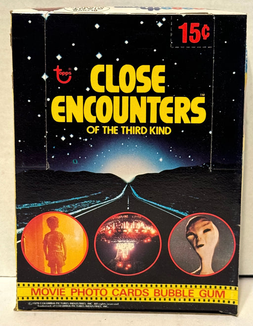 1978 Close Encounters Third Kind Wax Vintage Trading Card Box 36 Packs Topps   - TvMovieCards.com