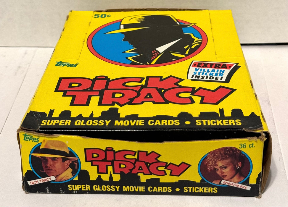 Dick Tracy The Movie Trading Card Box 36 Packs Topps 1990 FULL   - TvMovieCards.com