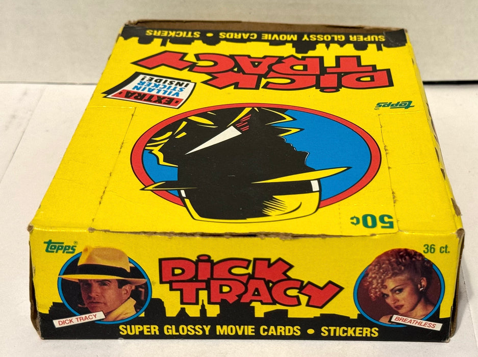 Dick Tracy The Movie Trading Card Box 36 Packs Topps 1990 FULL   - TvMovieCards.com