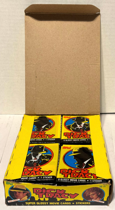 Dick Tracy The Movie Trading Card Box 36 Packs Topps 1990 FULL   - TvMovieCards.com