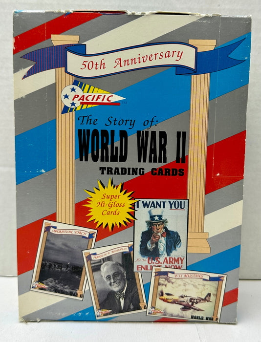 1992 World War II 50th Anniversary Trading Card Box WW2 WWII 36 Packs Pacific   - TvMovieCards.com