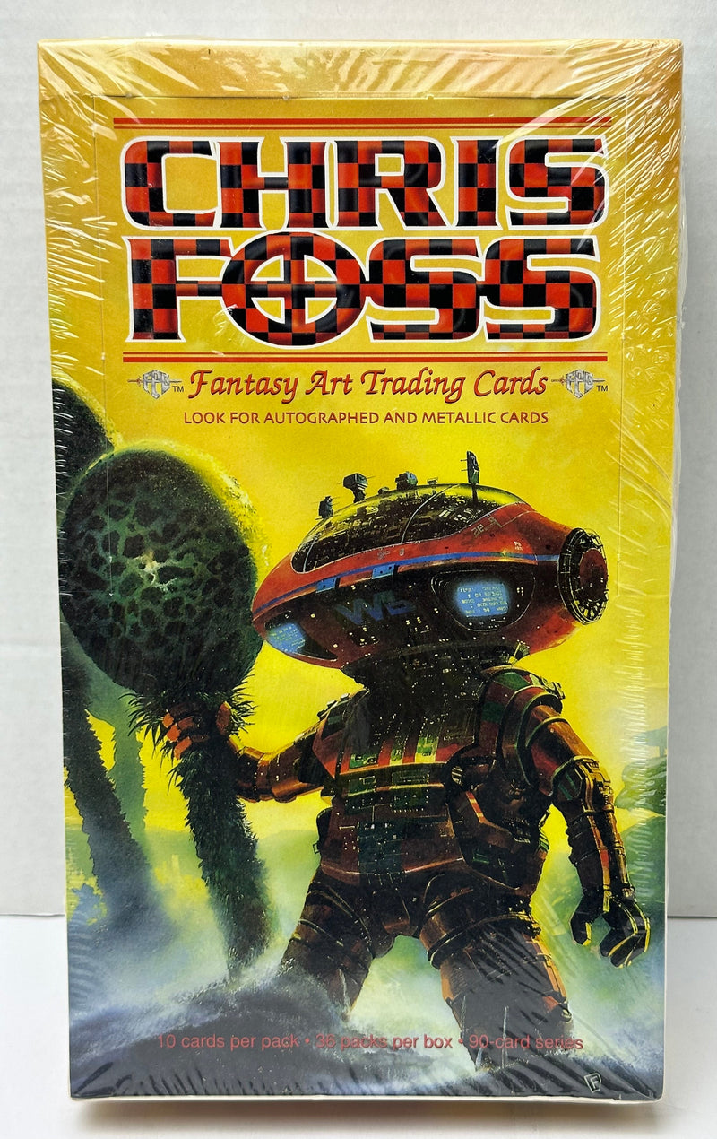 1995 Chris Foss Fantasy Art Trading Card Box 36 Pack Factory Sealed FPG   - TvMovieCards.com