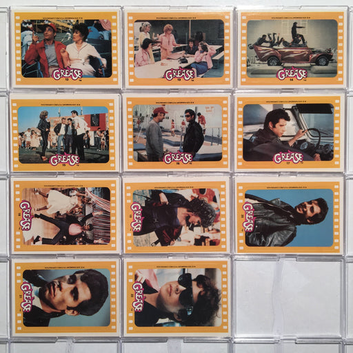 Grease Movie Series 2 Stickers Vintage Card Set 11 Sticker Cards Topps 1978   - TvMovieCards.com