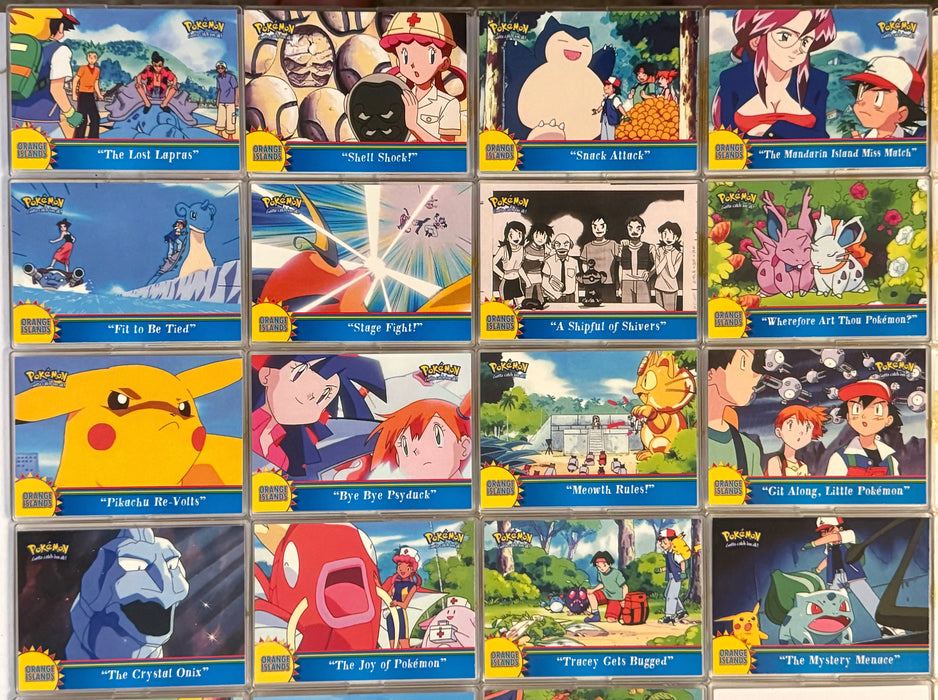 1999 Pokemon TV Series Orange Island Non Holo OR1-OR19 Chase Card Set Topps   - TvMovieCards.com