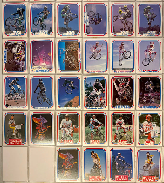 1984 BMX Bike Card Series Complete Vintage Card Set 59/59 Cards Huffy   - TvMovieCards.com