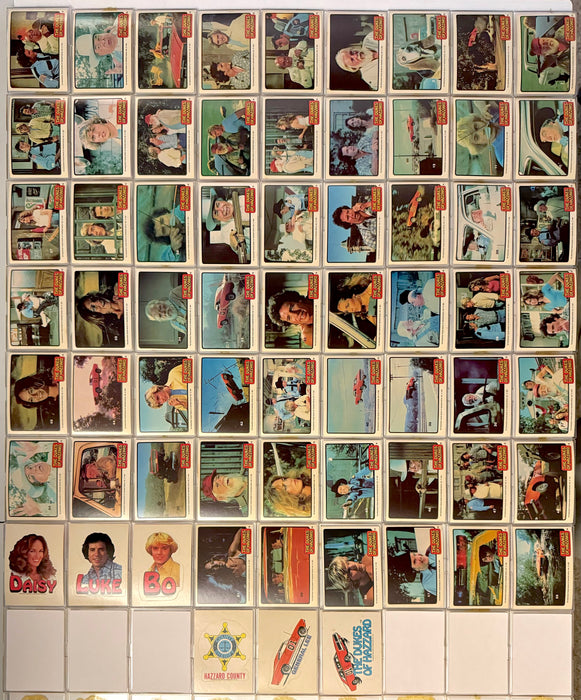 1981 Dukes of Hazzard Stickers Vintage Complete Trading Card Set of 66 Donruss   - TvMovieCards.com