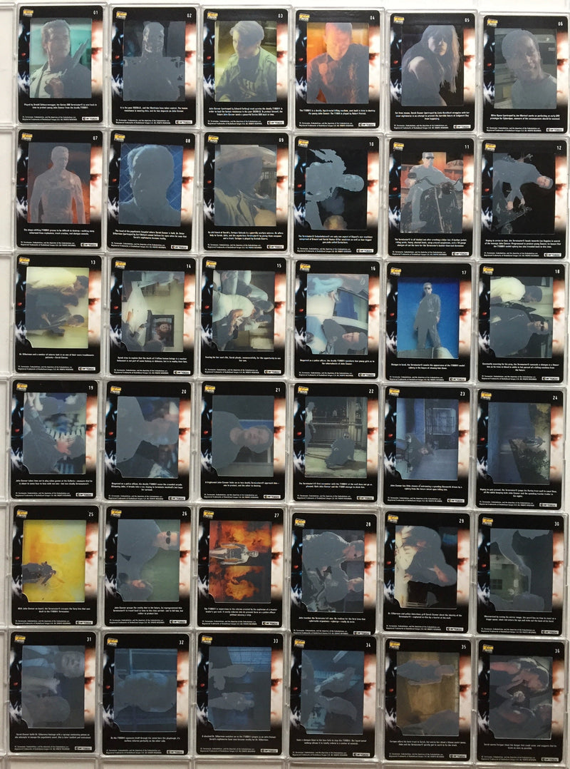 Terminator 2 Film Cell Base Card Set 72 Cards Filmcardz T2 Artbox 2003 - TvMovieCards.com