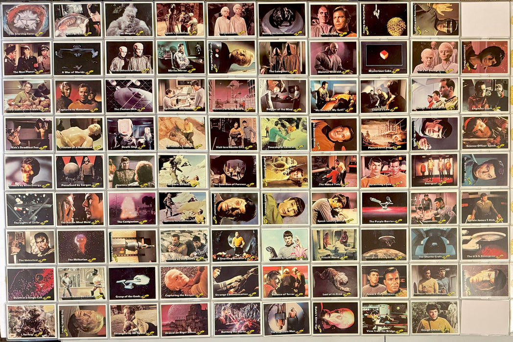 Star Trek 1976 Topps Complete Vintage Card Set 88 Cards No Stickers   - TvMovieCards.com