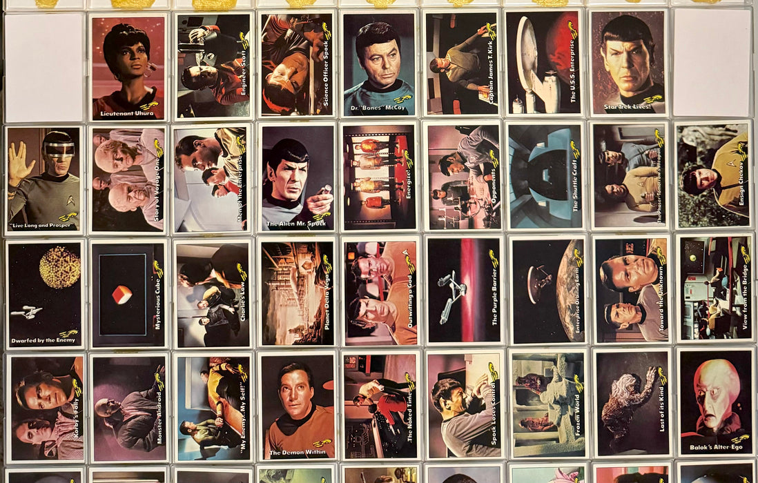 Star Trek 1976 Topps Complete Vintage Card Set 88 Cards No Stickers   - TvMovieCards.com